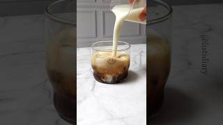 ICED COFFEE WITH FROTHY MILK ☕️😋 icedcoffee milkfoam foamycoffee homecafe fypシ゚ coffeedrink [upl. by Bordy]