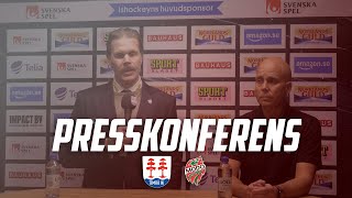 Presskonferens Timrå IK  MoDo Hockey [upl. by Ekusuy]