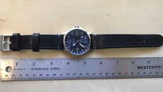 Torgoen T9 Sunray Blue GMT Pilot Watch for Men Review Accurate Illuminated night dials and water [upl. by Sucramed]