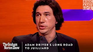 Adam Driver’s Long Road to Juilliard 🎭 The Graham Norton Show  Fridays at 11 pm  BBC America [upl. by Pazice]