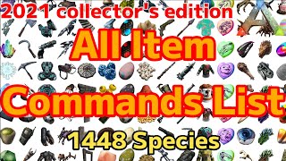 ARK All Item Commands List 2021 PCPS4 [upl. by Amathiste]