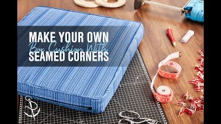 How To Sew Square Corners  90 Degree Corners  Upholstery Basics [upl. by Hach]