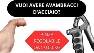 Vuoi Avere Avambracci dAcciaio Prova Questo Strumento Regolabile da 5 a 100 kg [upl. by Horwitz639]