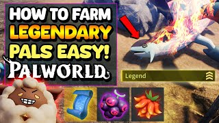 How To Farm Legendary Pals In Palworld Guide  Jetragon Frostallion Necromus amp Paladius [upl. by Nwahsem100]