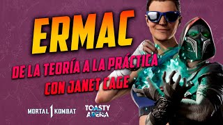 👓 ERMAC CON JANET CAGE 👓De la TEORIA a la PRÁCTICA  Mortal Kombat 1 [upl. by Nnayt]