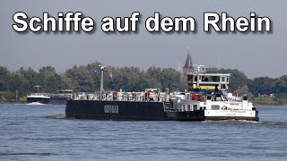 Schiffe auf dem Rhein  Binnenschifffahrt  Sommer 2023  Shipspotting [upl. by Yruam]