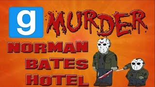 Gmod Murder w Friends  Norman Bates Hotel Garrys Mod Funny Moments [upl. by Victoir]