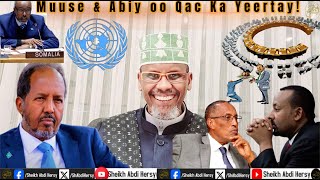 Soomaaliya oo Dhulka La Jartay Ethiopia amp Xogti Security Council ka oo Abiy amp Muse Qac Ka Yeersisay [upl. by Ordnasil]