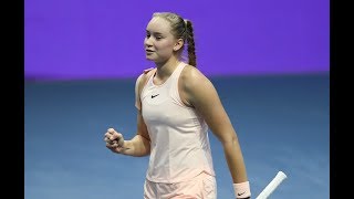 2018 St Petersburg Open Second Round  Elena Rybakina vs Caroline Garcia  WTA Highlights [upl. by Paynter]