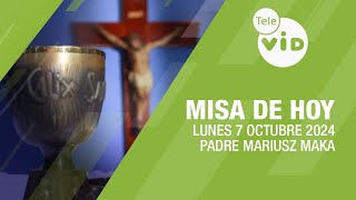 Misa de hoy ⛪ Lunes 7 Octubre de 2024 Padre Mariusz Maka TeleVID MisaDeHoy Misa [upl. by Panchito]