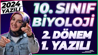 10Sınıf Biyoloji 2Dönem 1Yazılı 2024 yazılı biyoloji [upl. by Herman]