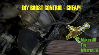 Control Boost for Cheap  DIY Manual Boost Controller [upl. by Ellehcram]