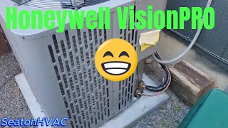 Honeywell VisionPro is laughable HVAC HVACTRAINING HVACSERVICE HVACINSTALL [upl. by Rramaj722]