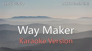 Way Maker  Karaoke  Worship Piano Instrumental  Wegebner [upl. by Ashman]