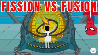 Nuclear Fission v Nuclear Fusion Differences and Similarities Explained [upl. by Lunnete14]