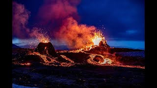 Iceland Volcano Eruption Vulkanausbruch am Fagradalsfjall ICELAND VOLCANO IS FLOODING [upl. by Knighton]