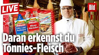 🔴 In diesen Produkten steckt TönniesFleisch drin  BILD LIVE [upl. by Tijnar973]