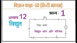 Class 10 Science Chapter 12 Electricity Hindi Medium विद्युत [upl. by Lancaster]