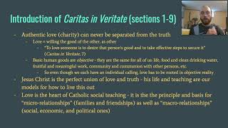 ✅ CARITAS IN VERITATE [upl. by Eamon]