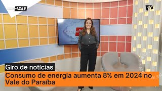 Consumo de energia aumenta 8 em 2024 no Vale do Paraíba [upl. by Anuaek]