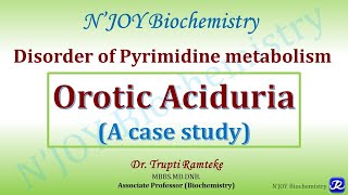 Orotic Aciduria Disorder of Pyrimidine metabolism  Nucleotide Metabolism  Biochemistry [upl. by Keith]