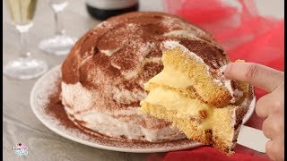 ZUCCOTTO DI PANDORO CON CREMA Ricetta veloce [upl. by Raddie271]