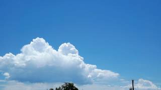 Time lapse of cumulonimbus calvus formation over Albuquerque [upl. by Schoening]