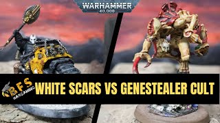 Space Marines vs Genestealer Cult Warhammer 40k 10th Edition Battle Report [upl. by Sevart194]