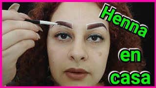 😍 Cómo hacer CEJAS con HENNA Paso a Paso  curso CEJAS PERFECTAS Ep6 [upl. by Htyderem]