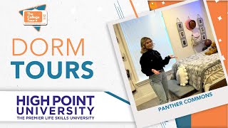 Dorm Tours  High Point University  Panther Commons [upl. by Yelnek]