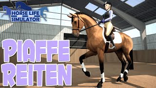 Ich hab die Piaffe entdeckt🤩 🐴 Horse Life Simulator Demo [upl. by Ydollem]