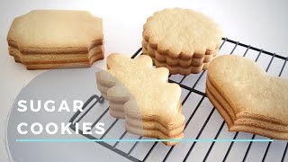 The Best Sugar Cookies to Decorate with Royal Icing No Spread [upl. by Hnah]