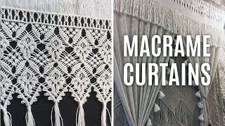 MACRAME CURTAINS [upl. by Francisco42]