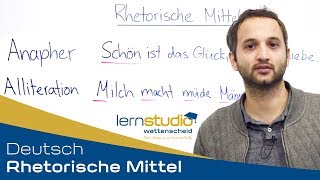 Rhetorische Mittel  Deutsch Nachhilfe [upl. by Brewer]