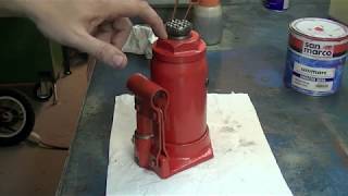 Hydraulic Jack Service 22  Revisione Martinetto Idraulico 22 [upl. by Mcmath]