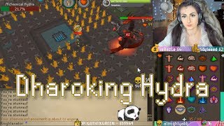 1HP HYDRA KILL  OSRS Challenge  Dharok hydra [upl. by Eimam]