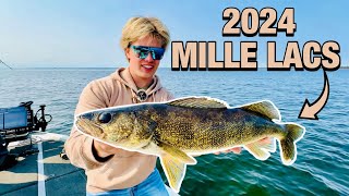 2024 MILLE LACS LAKE FISHING  20 WALLEYE AND SMALLMOUTH BASS [upl. by Suiraj745]