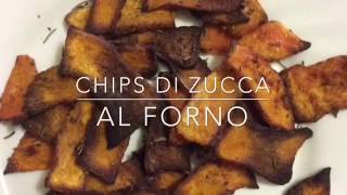 Chips di zucca al forno In cucina con mamma [upl. by Ardnassak]