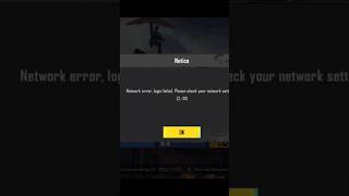 network error login failed please check your network settings pubg mobile  Pubg login problem 2024 [upl. by Xyno]