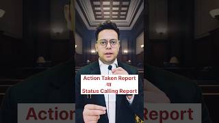 Action Taken Report  Status Calling Report  police case court advocate lawyer status shorts [upl. by Teemus]