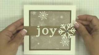 Stampin Up Tutorial Simple Christmas Card [upl. by Rodolph]