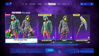 Buying the NEW Tricksy Fortnitemares Skin Wcode Autico [upl. by Ap]