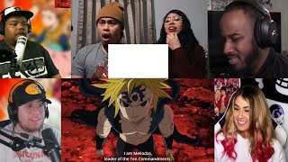 SEVEN DEADLY SINS EPISODE 3x1112 REACTION MASHUP  REUPLOAD [upl. by Ahcilef]