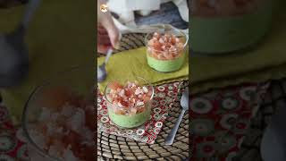 VERRINES AVOCAT CREVETTES PAMPLEMOUSSE  parfaites pour lapéritif [upl. by Pollack]