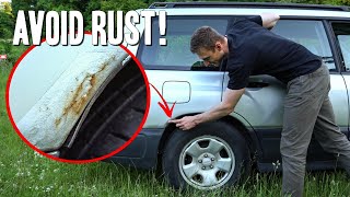 DO THIS TO AVOID RUST on your Subaru Rear Quarter Panels EASY DIY [upl. by Norene214]