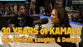 30 Years of Kamala Harris Lying Dancing Laughing and Smoking [upl. by Aisset]