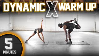 5 Minute Full Body Dynamic WarmUp Stretch [upl. by Garvey]