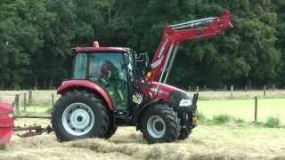 Case IH Farmall 75c bei der Heuernte [upl. by Morvin]