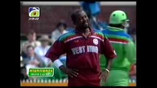 Pakistan vs West Indies World Cup 1992 HQ Extended Higlights [upl. by Stutzman]