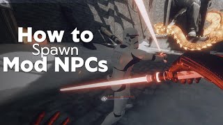 Tutorial How to spawn NPCs Mods in Battle Talent [upl. by Jada176]